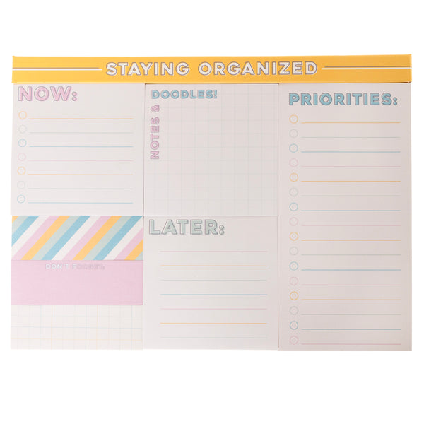 Colorful Cream Sticky Notes Set