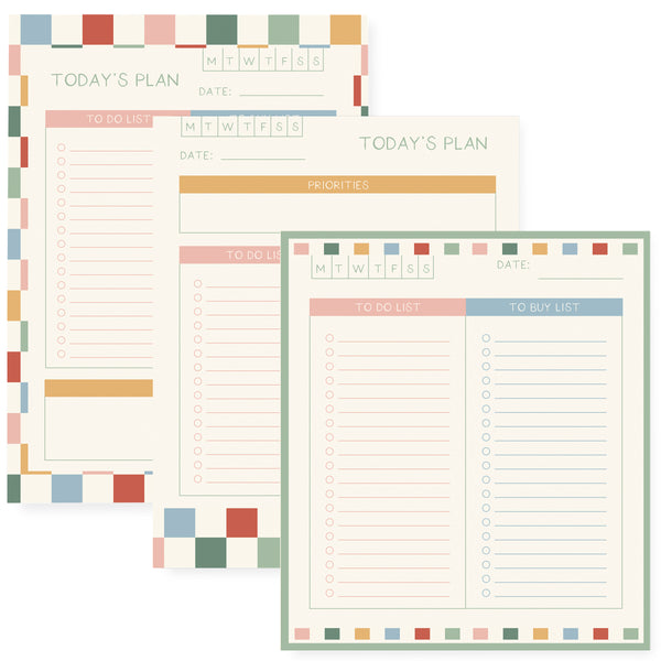 Check Set of 3 Notepads