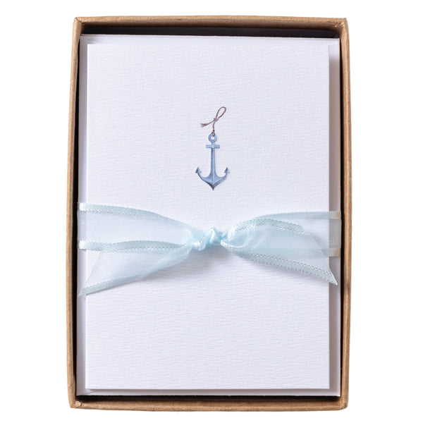 Watercolor Anchor Boxed Cards