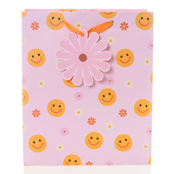 Smiley Faces Large Gift Bag