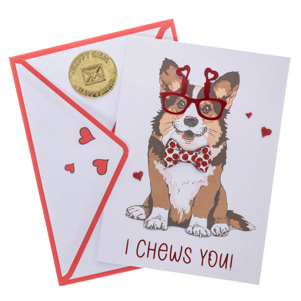 Chews You Handmade Card