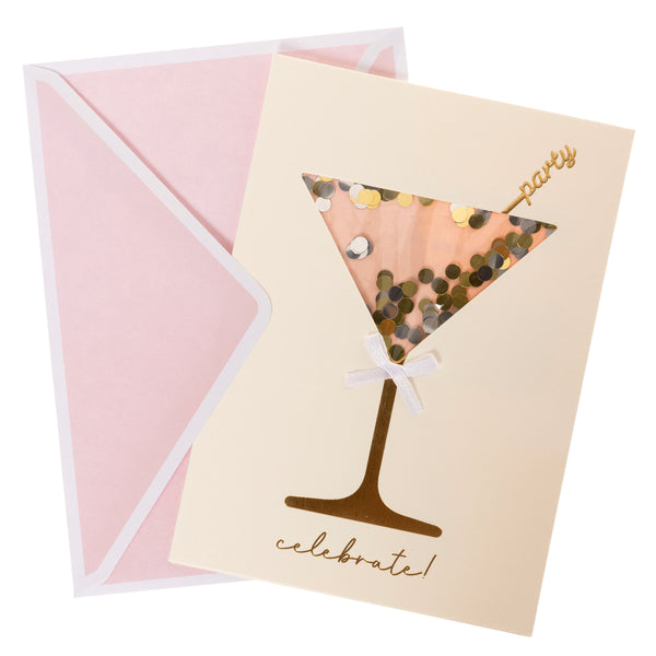 Martini Shaker Handmade Card