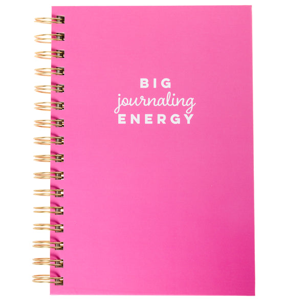 Big Energy 6 x 8 Spiral Hard Cover Journal