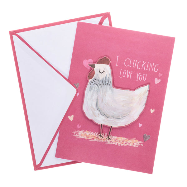 Clucking Love You Handmade Card