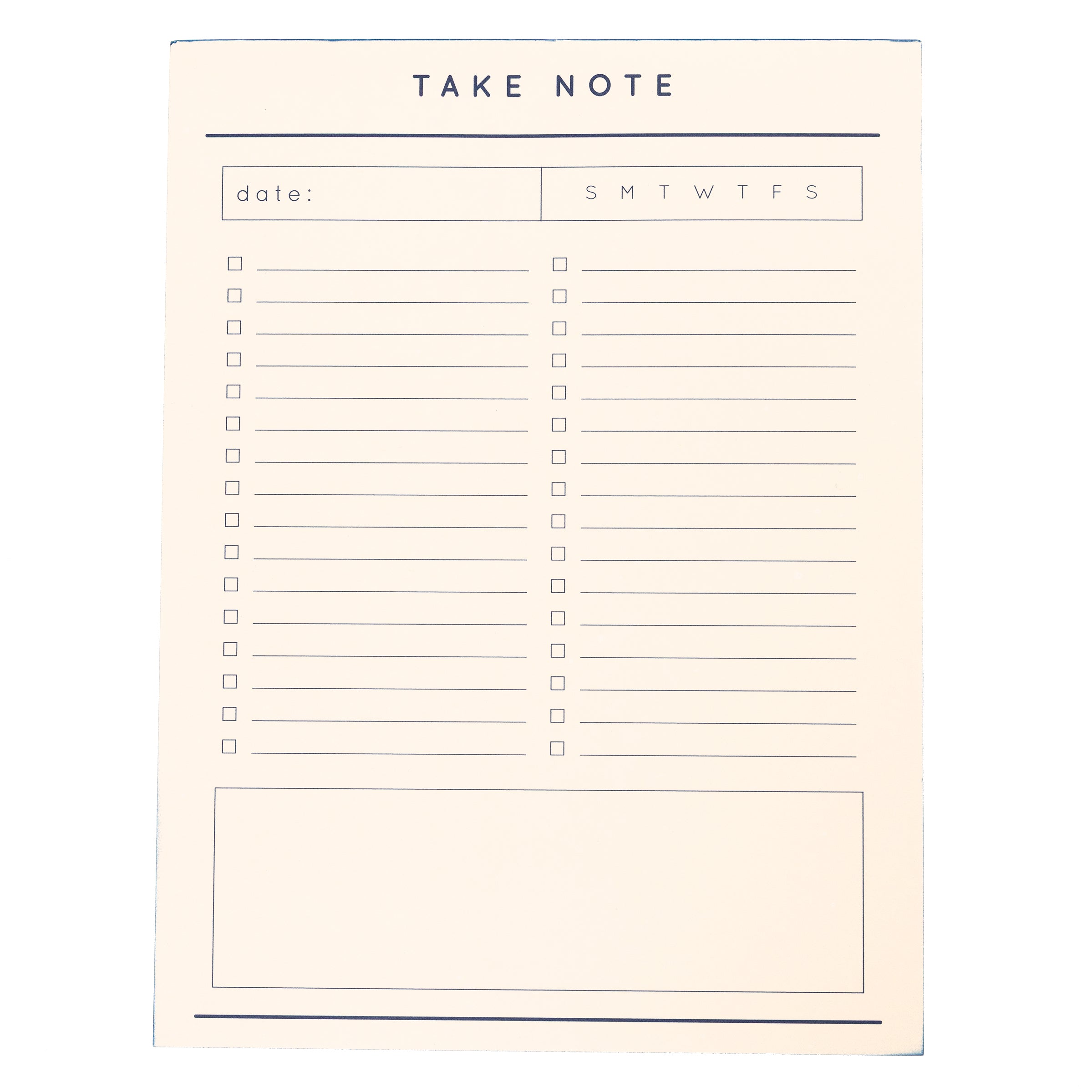 Modern Cobalt Large Notepad – Graphique de France
