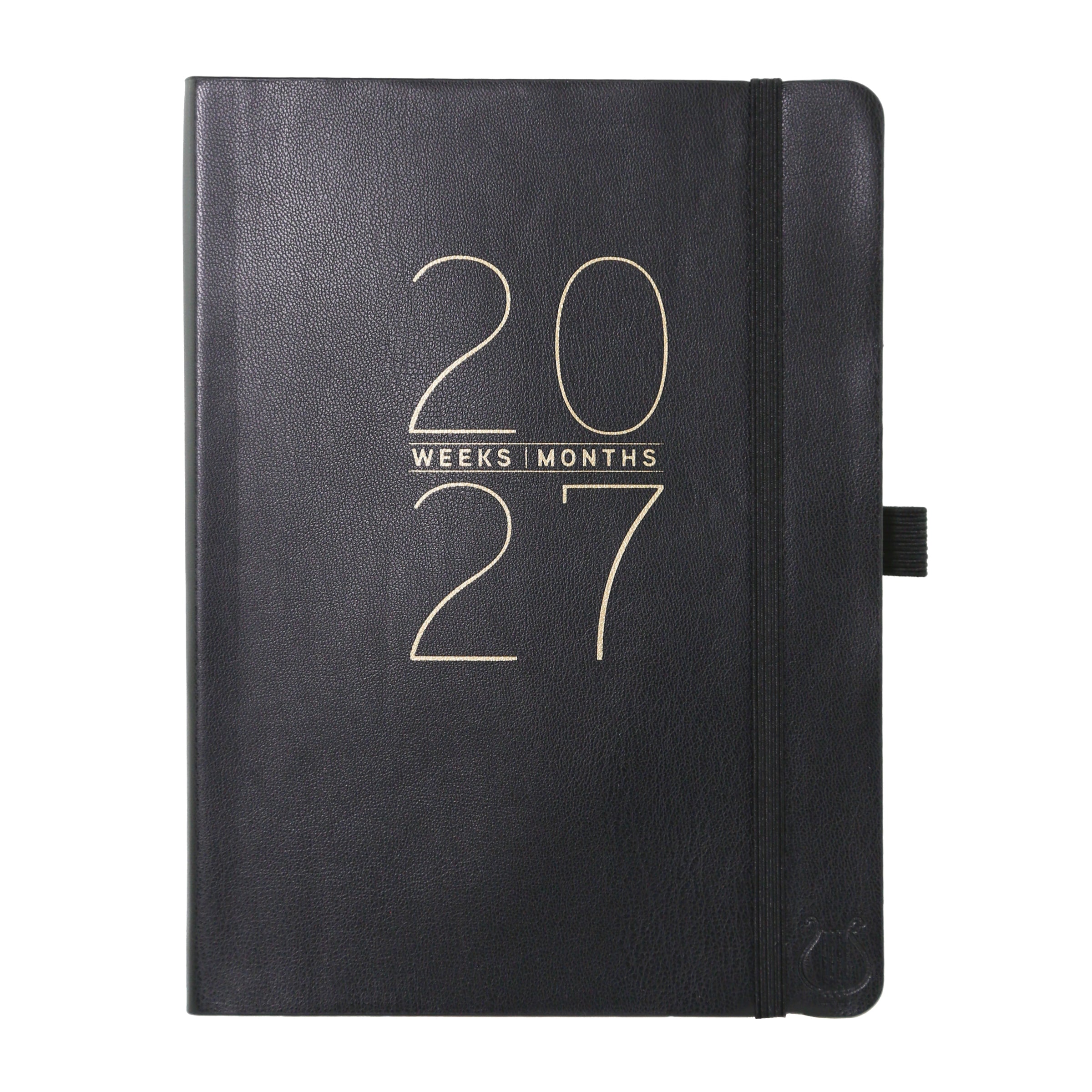 Apollo Collection Black 18-Month Vegan Leather Planner – Graphique