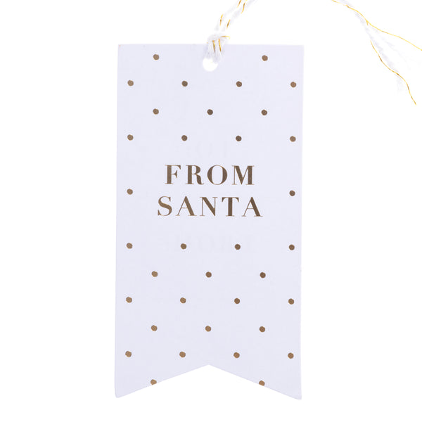Simple Dots Single Holiday Gift Tags
