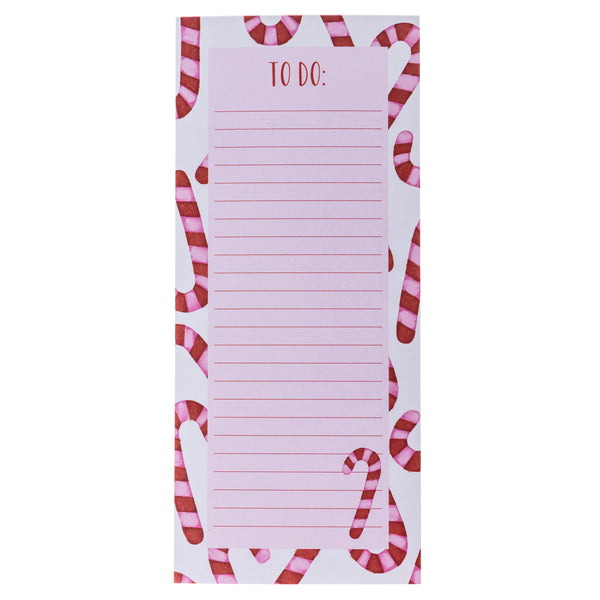 Candy Canes Holiday Magnetic Notepad