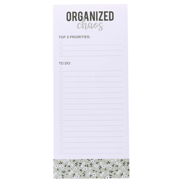 Organized Chaos Magnetic Notepad