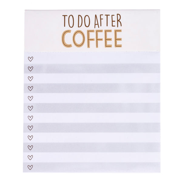 Coffee Jotter Notepad