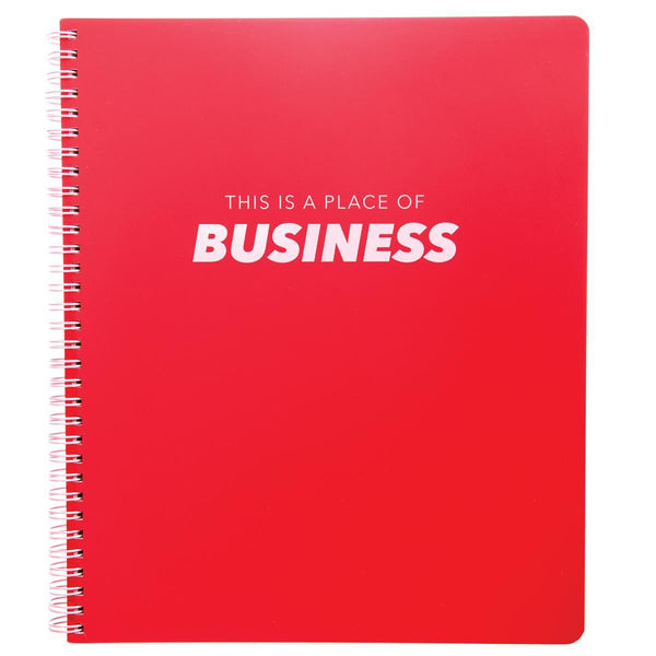Business 9x11 Spiral Notebook