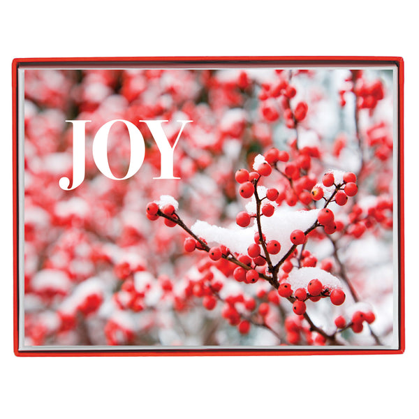 Berry Branch Large Classic Holiday Boxed Card