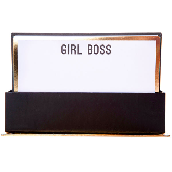 Girl Boss Boxed Flat Notes