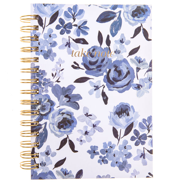 Caitlin Wilson Floral 6 x 8 Spiral Hard Cover Journal