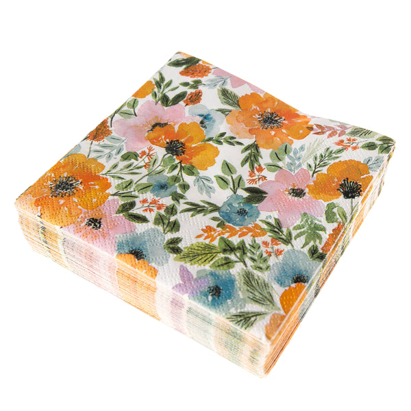 Fall Floral Cocktail Napkins
