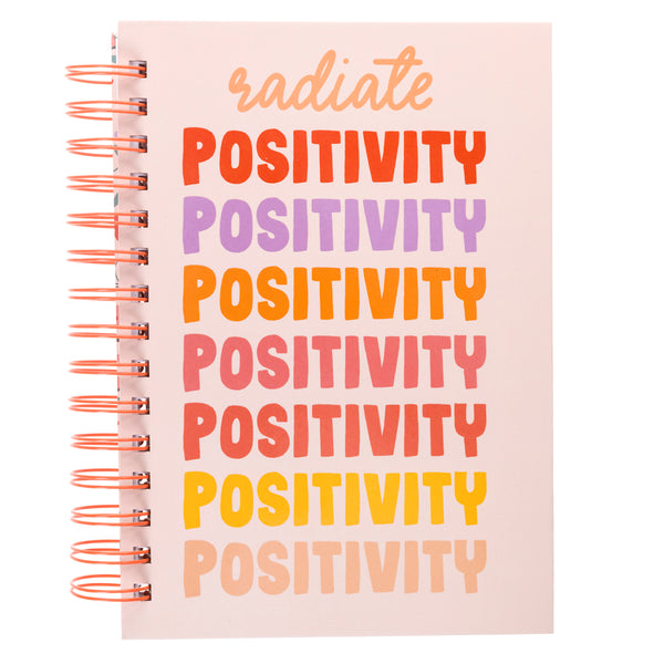 Positivity 6 x 8 Spiral Hard Cover Journal