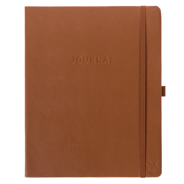 Apollo Collection Brown 8 x 10 Vegan Leather Journal
