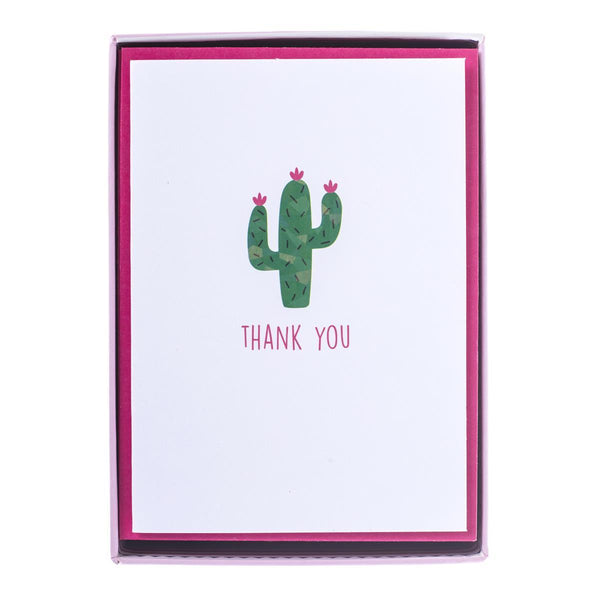 Cactus Everyday Boxed Thank You Cards