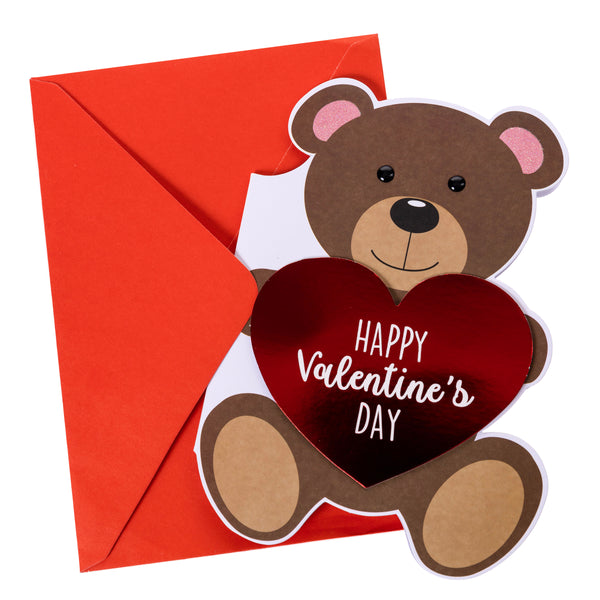 Bear Heart Love Handmade Card
