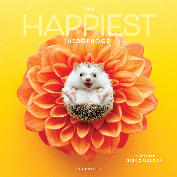Happiest Hedgehogs 12 x 12 Wall Calendar