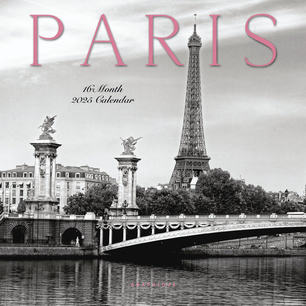 Paris 7 x 7 Mini Calendar