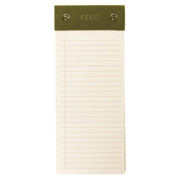 Olive Post-Bound List Pad