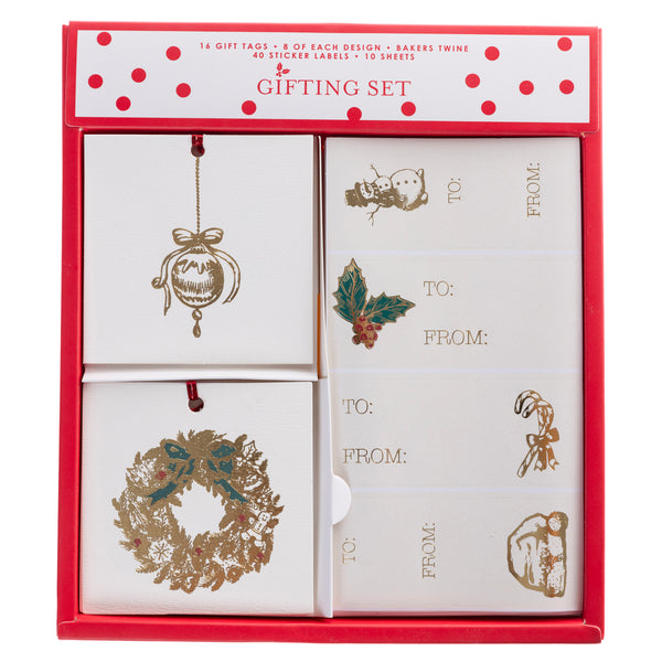 Xmas Icons Holiday Gift Tag & Label Set