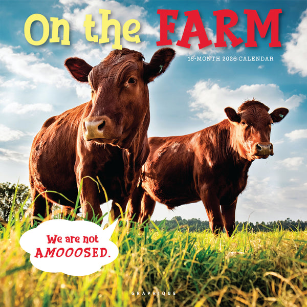 On the Farm 12 x 12 Wall Calendar