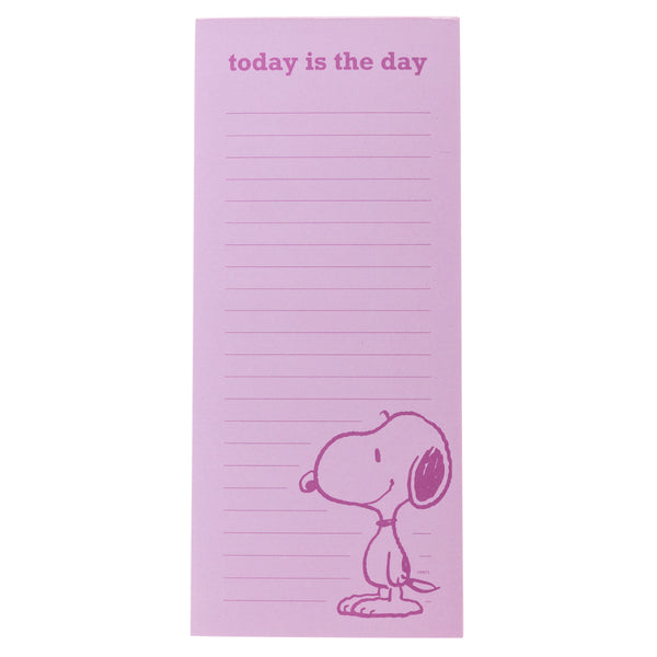 Snoopy Pink  Magnetic Notepad