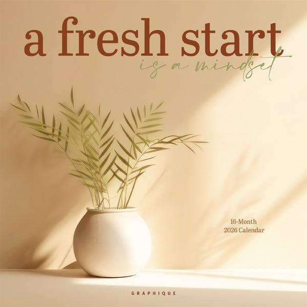 A Fresh Start 12 x 12 Wall Calendar