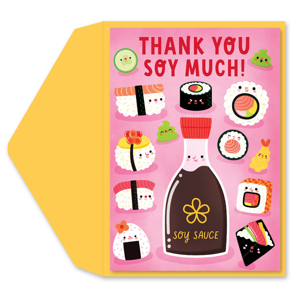 Soy Much Thank You Card