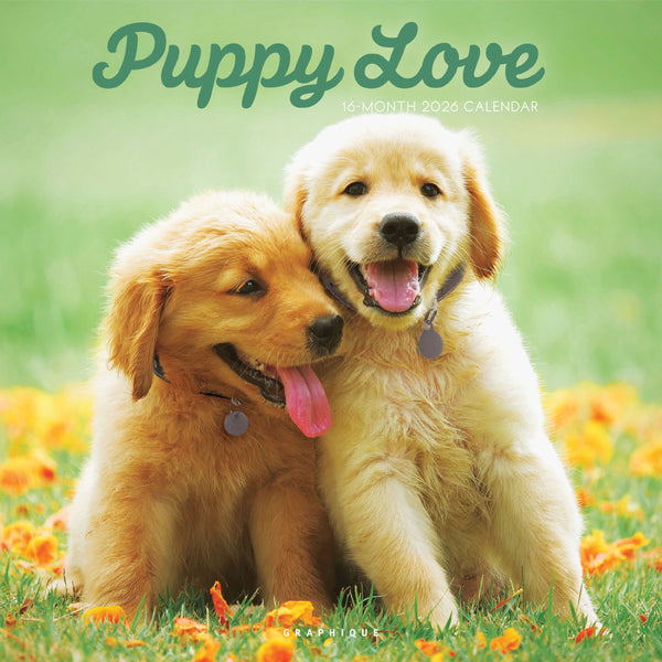 Puppy Love 12 x 12 Wall Calendar