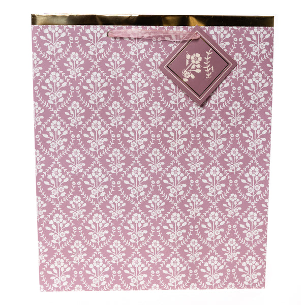 Floral Large Portrait Gift Bag