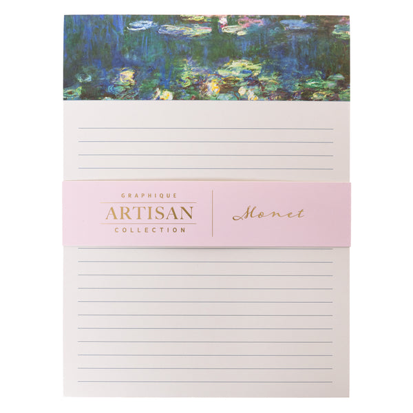 Monet Lily Pads Large Notepad