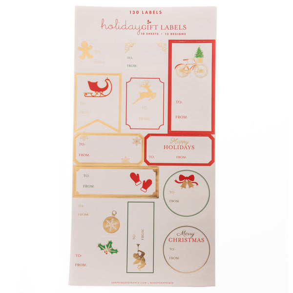 La Petite Noel Holiday Gift Labels 130ct