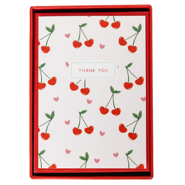 Sweet Notes Cherries Boxed Cards