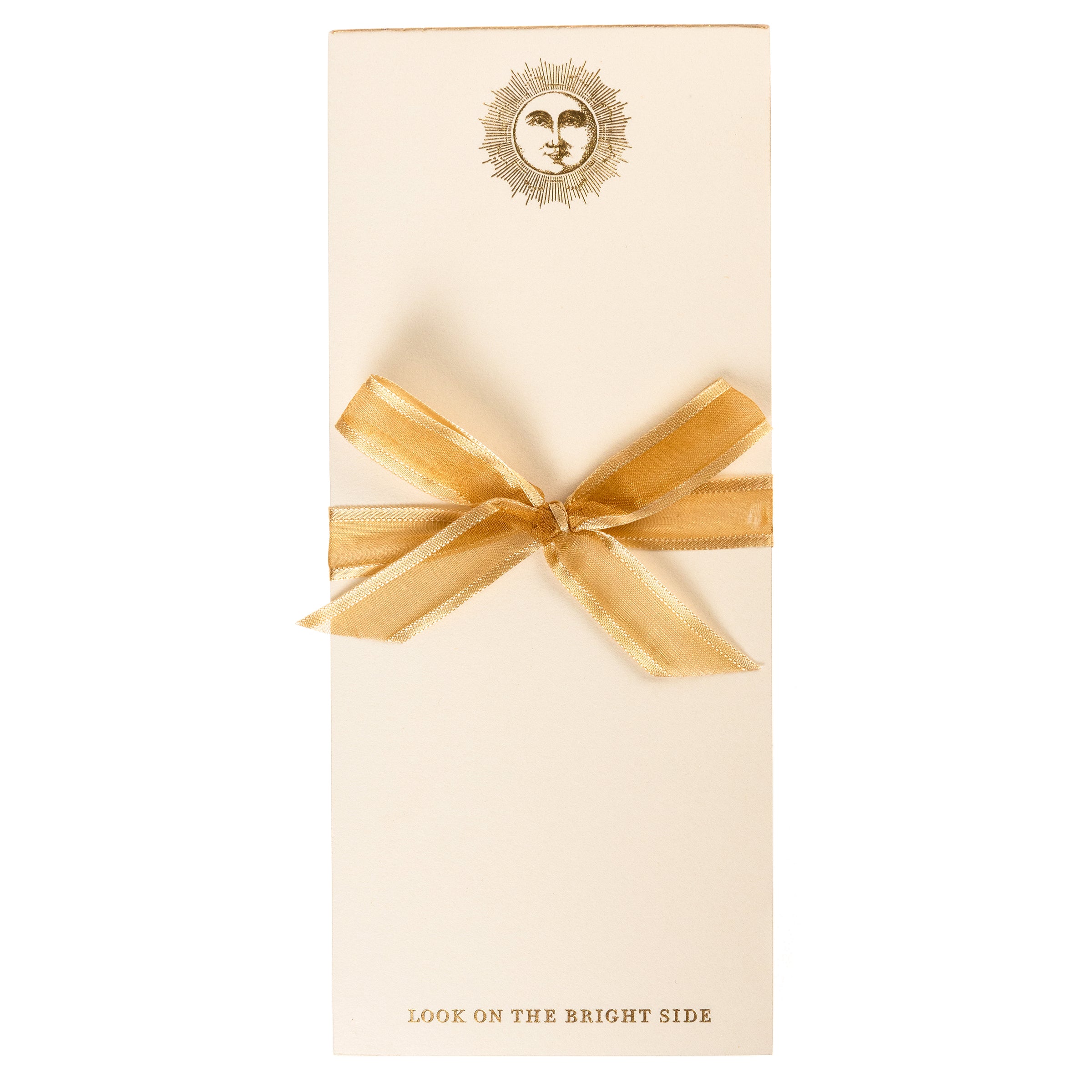 Fancy Notepad Gold Foil Embossed List Pad 4x9.75 Inches | Graphique ...