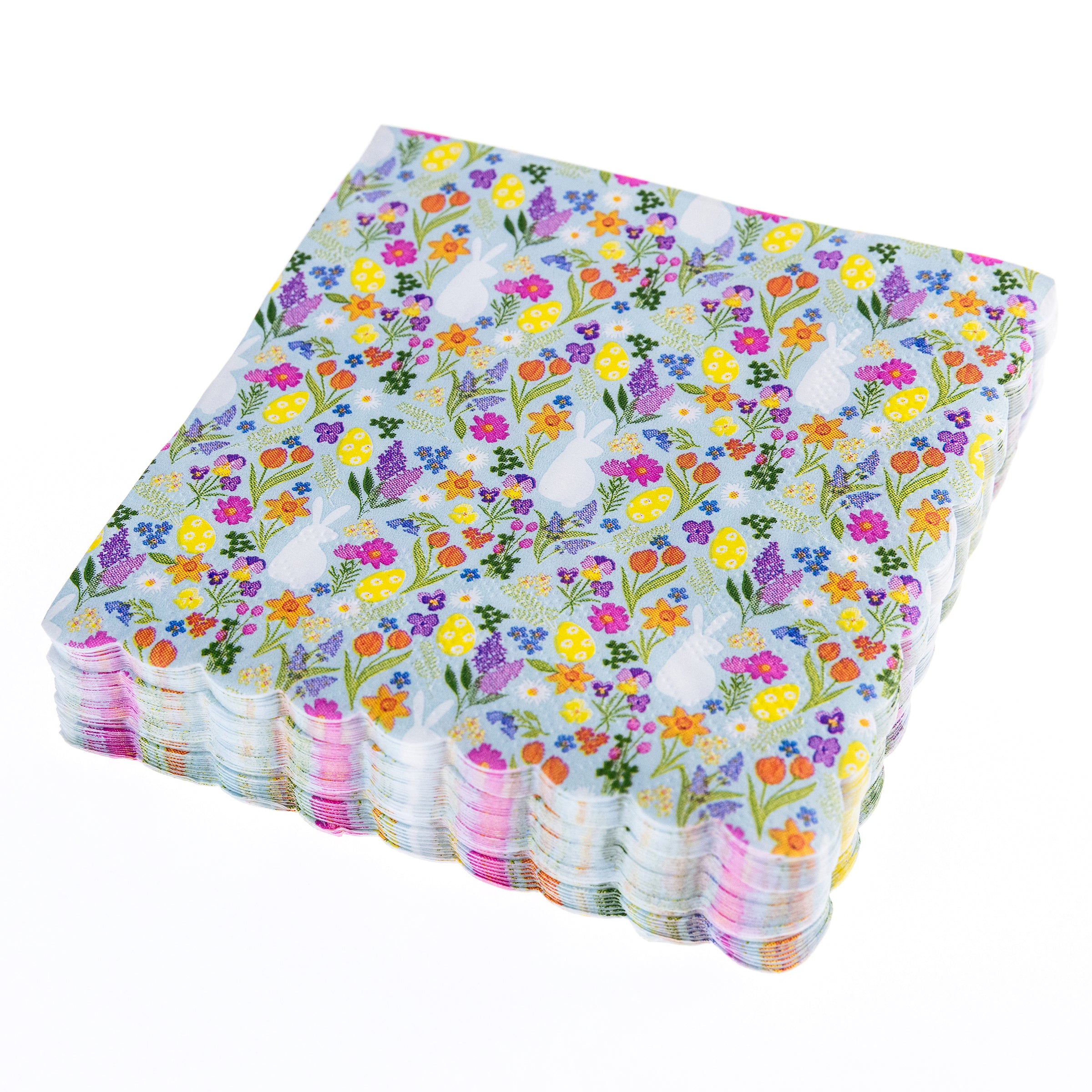 Floral Bunnies Cocktail Napkins Graphique De France Floral bunnies cocktail napkins graphique de france