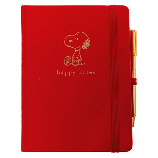 Peanuts® Luxe Collection 6 x 8 Fabric-Covered Journal with Pen