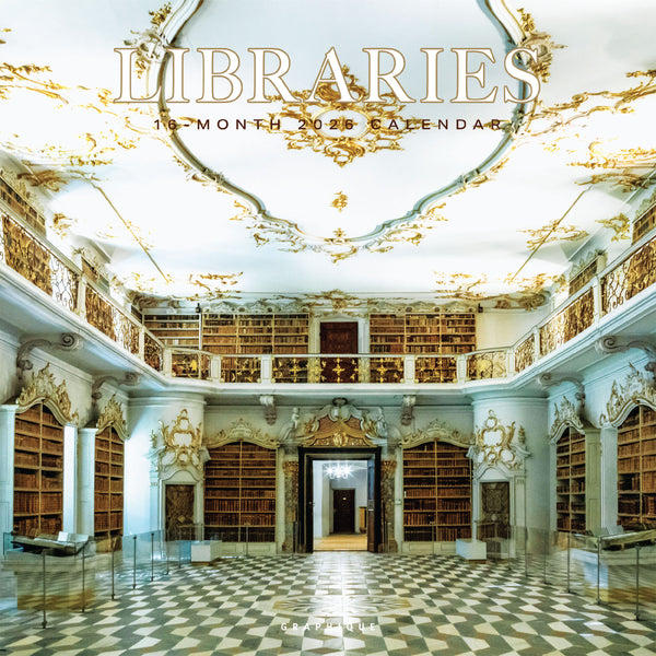 Libraries 12 x 12 Wall Calendar