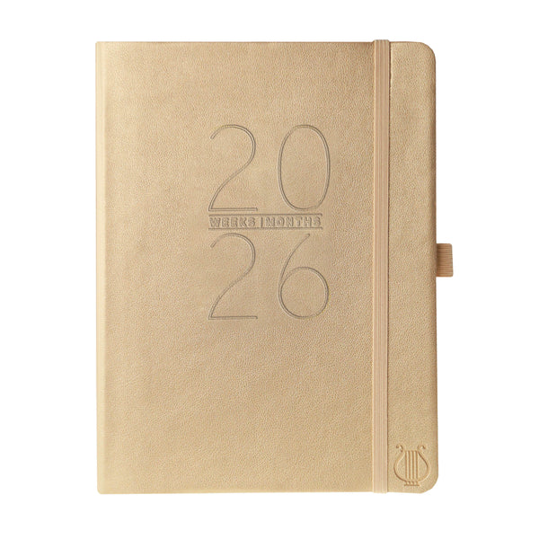Apollo Collection Red 6 x 8 18-Month Vegan Leather Planner