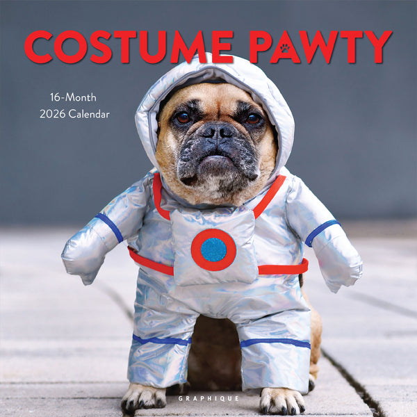 Costume Pawty 12 x 12 Wall Calendar