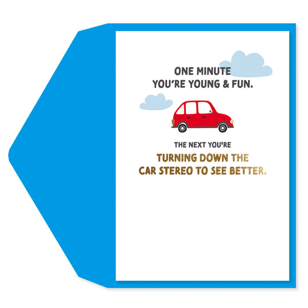 Car Stereo Greeting Card