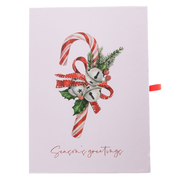 Candy Cane Holiday Slider Boxed Card