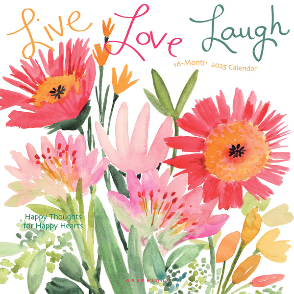 Live Laugh Love 12 x 12 Wall Calendar