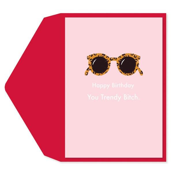 Cheetah Sunglasses Greeting Card