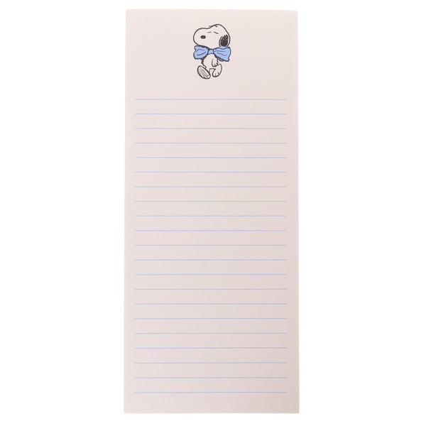 Snoopy Blue Bow Tie Notepad