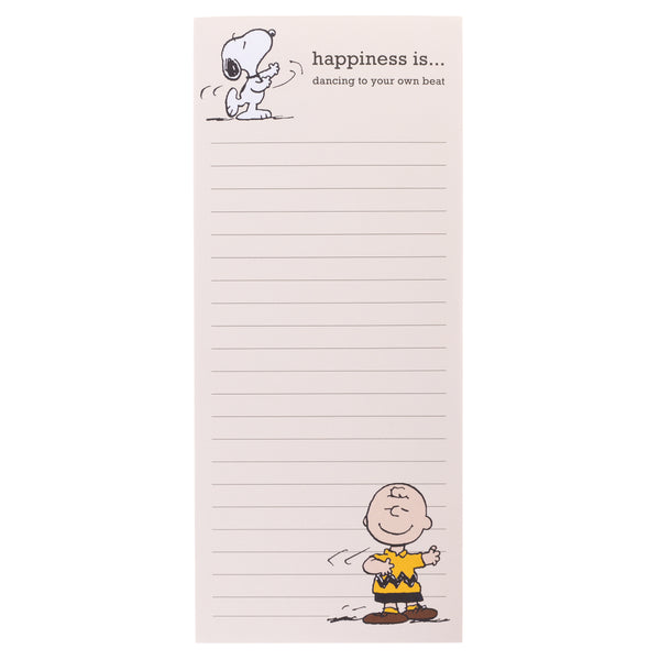 Snoopy Dancing Notepad