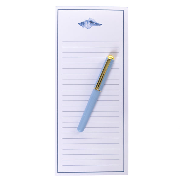 Shell Magnetic Notepad with Pen