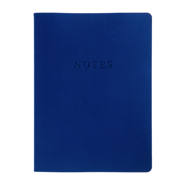 Navy Notes 6 x 8 Vegan Leather Journal